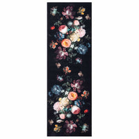 vidaXL Tappetino da Cucina Floral Fiori 60 x 180 cm Velluto