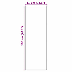 vidaXL Tappetino da Cucina Other Spazio da Chef 60 x 180 cm Velluto