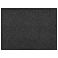 Tappetino Antracite 60 x 80 cm Tessuto Teddy 42013435