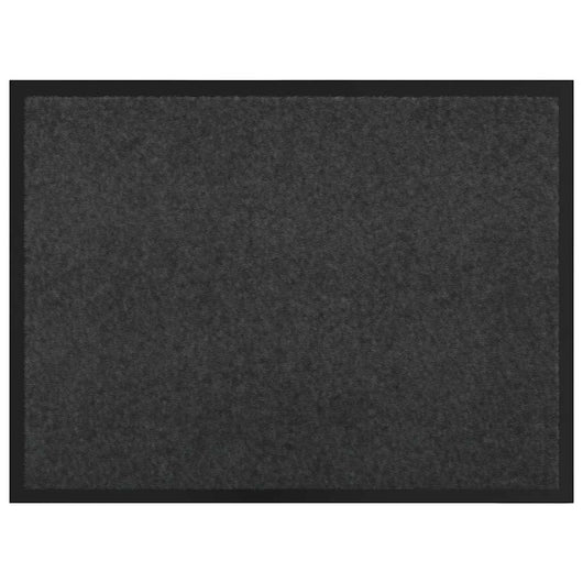 Tappetino Antracite 60 x 80 cm Tessuto Teddy 42013435