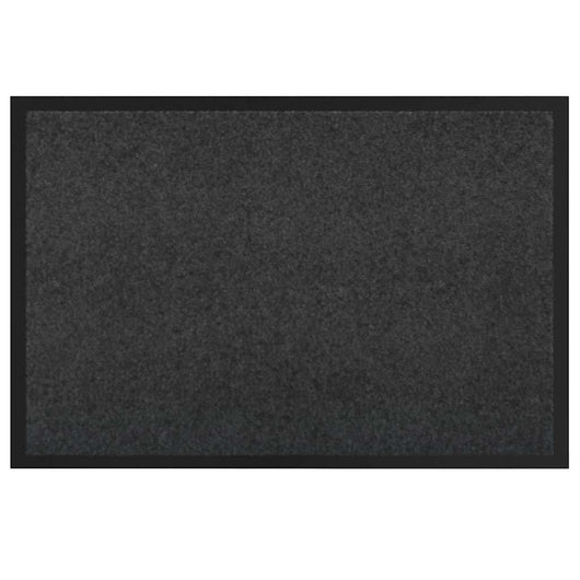 Tappetino Antracite 80 x 120 cm Tessuto Teddy 42013436