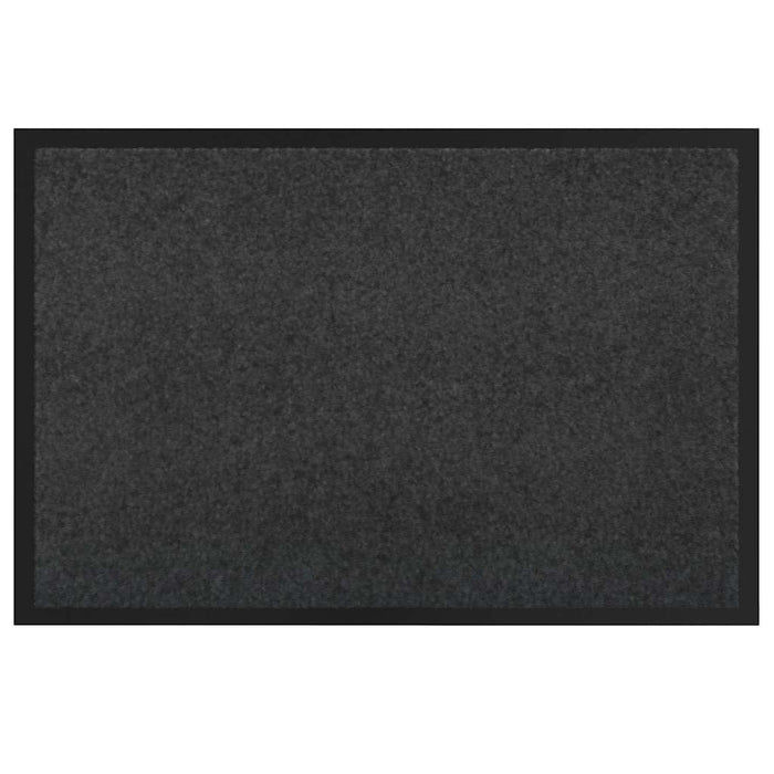 Tappetino Antracite 80 x 120 cm Tessuto Teddy 42013436