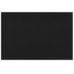 Tappetino Nero 80 x 120 cm Tessuto Teddy 42013439