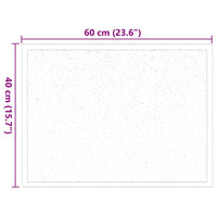 Tappetino Beige 40 x 60 cm Tessuto Teddy 42013440