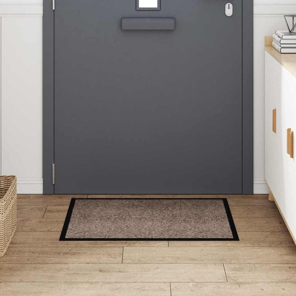 Tappetino Beige 60 x 80 cm Tessuto Teddy 42013441