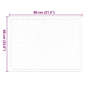 Tappetino Beige 60 x 80 cm Tessuto Teddy 42013441