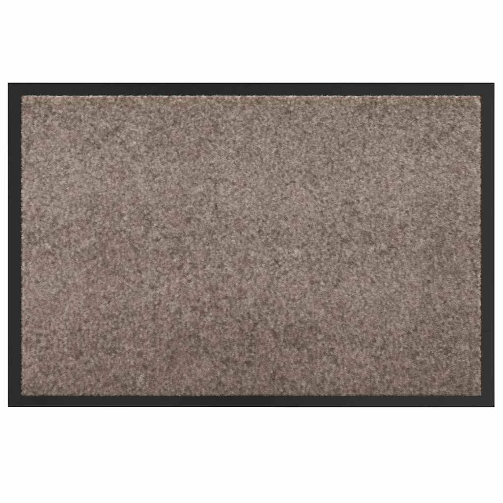 Tappetino Beige 80 x 120 cm Tessuto Teddy 42013442