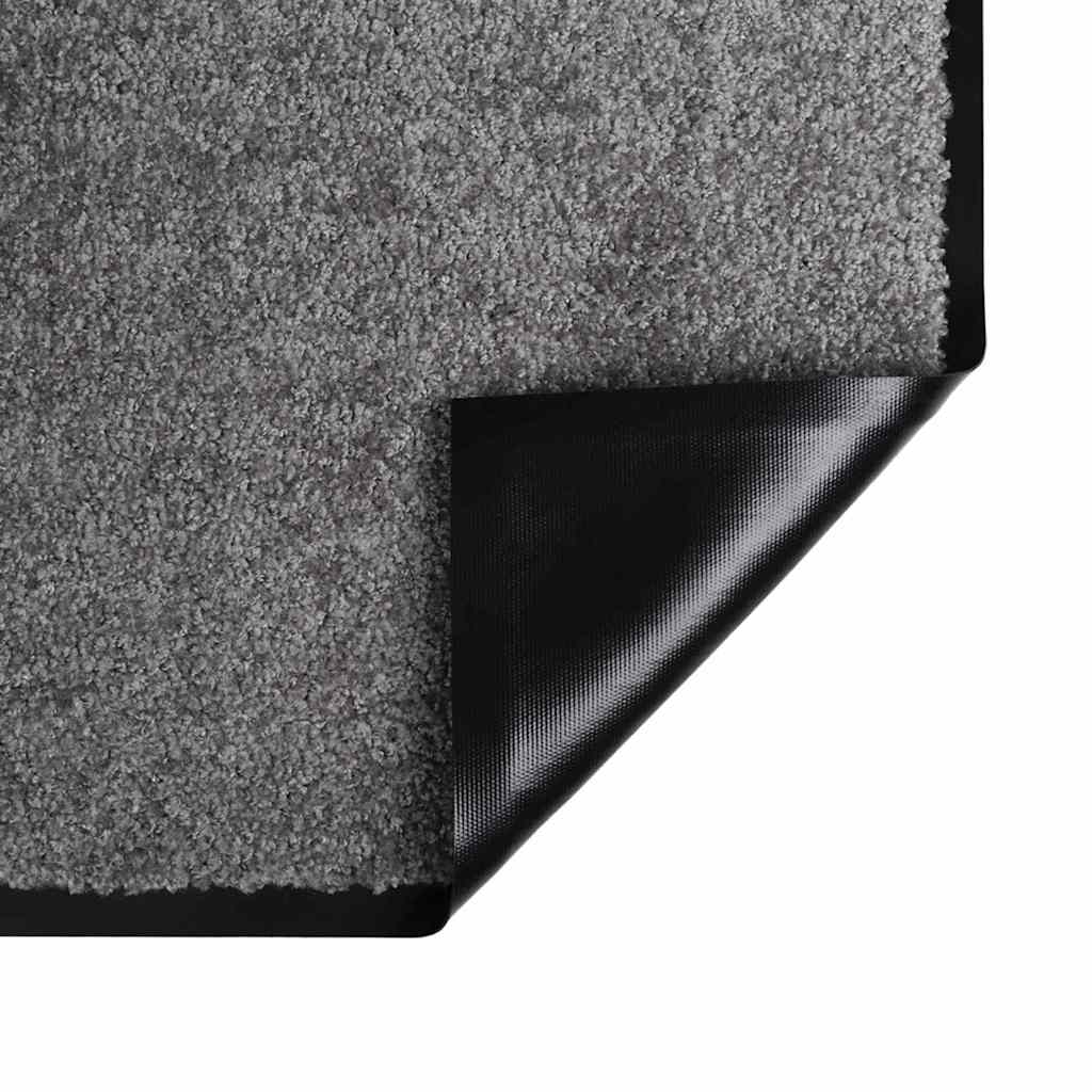 Tappetino Grigio chiaro 80 x 120 cm Tessuto Teddy 42013445