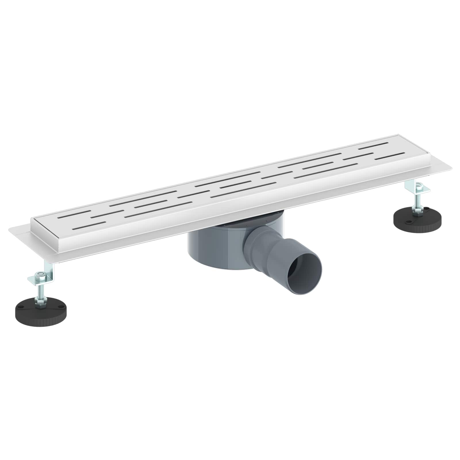 Scarico doccia a 362 gradi con design linea Argento 50 cm 42015979