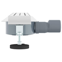 Scarico doccia a 362 gradi con design linea Argento 50 cm 42015979