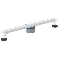 Scolascale per doccia a 360° con modello slim Argento 60 cm 42015986