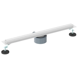 Scolascale per doccia a 360° con modello slim Argento 60 cm 42015986