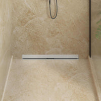 Scarico Doccia da Parete Argento 80 cm Acciaio Inox 304 42015994