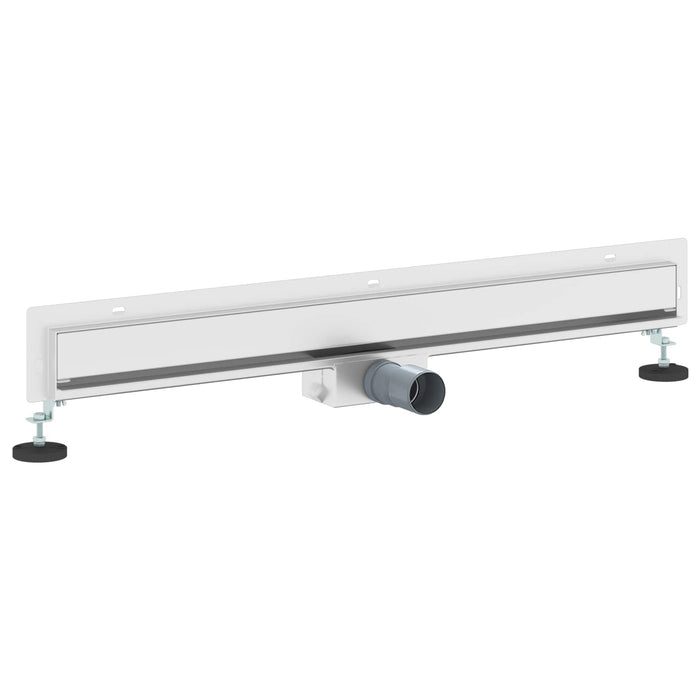 Scarico Doccia da Parete Argento 80 cm Acciaio Inox 304 42015994