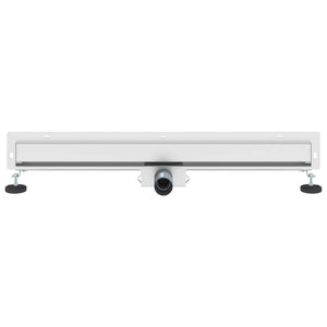 Scarico Doccia da Parete Argento 80 cm Acciaio Inox 304 42015994