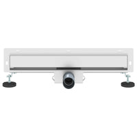 Scarico Doccia da Parete Argento 50 cm Acciaio Inox 304 42015991