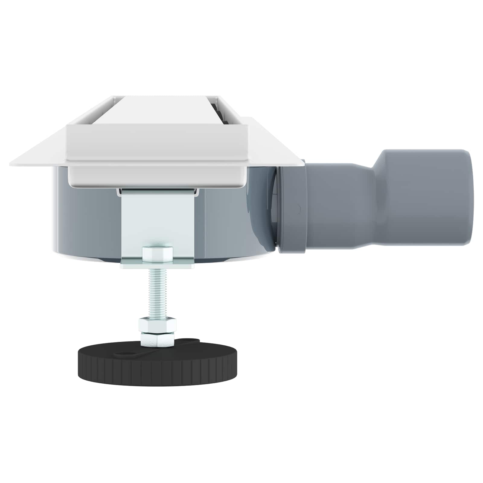 Scarico doccia 2-in-1 con sifone a 360° Argento 60 cm 42015962