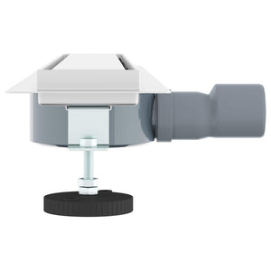 Scarico doccia 2-in-1 con sifone a 360° Argento 60 cm 42015962