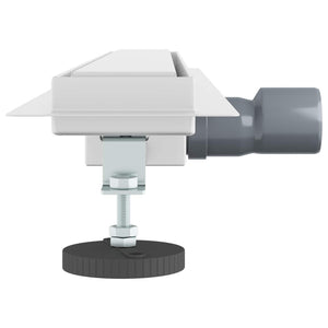 Drenaggio doccia con copertura in vetro Argento 80 cm 42015940