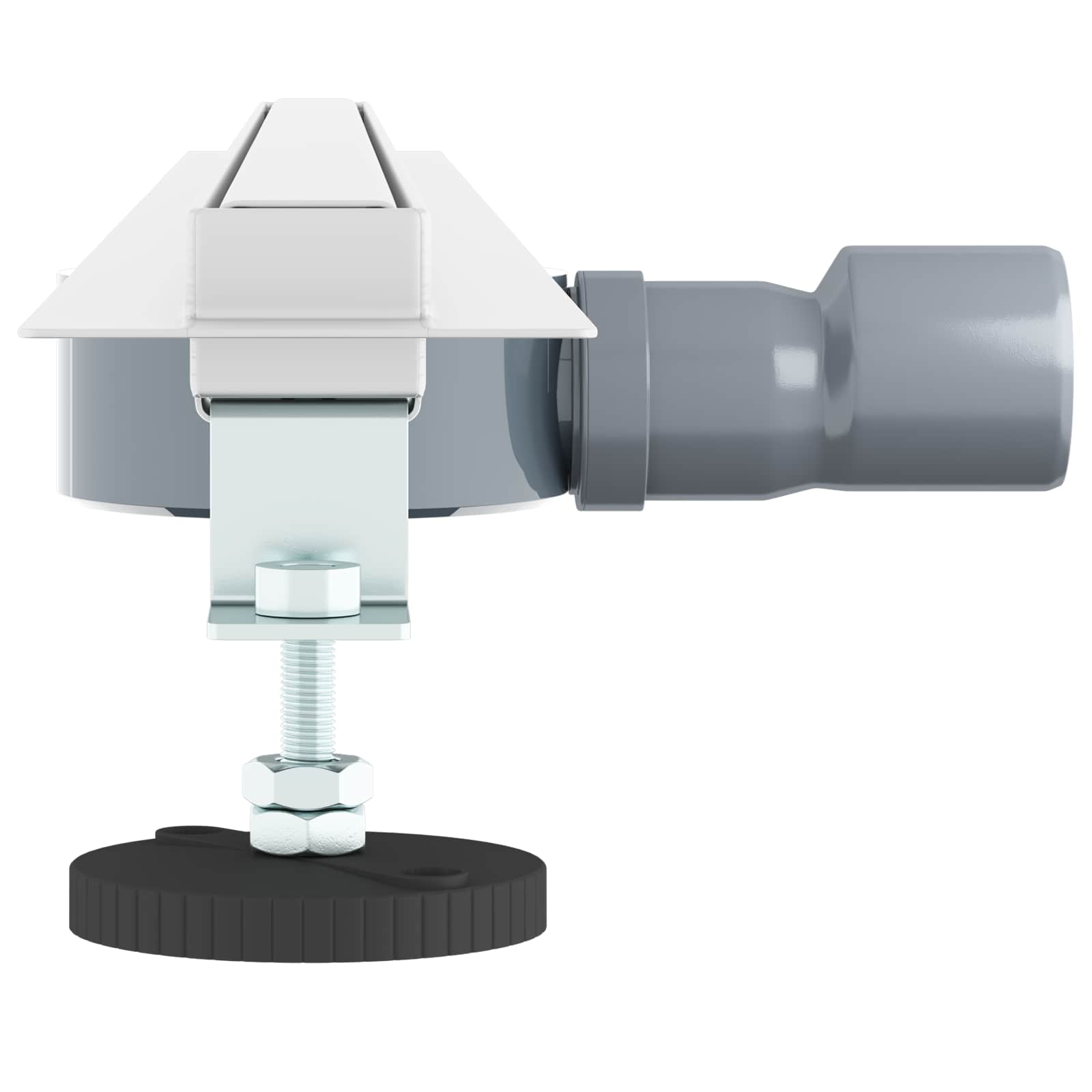 Scolascale per doccia a 360° con modello slim Argento 90 cm 42015989