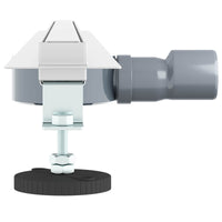 Scolascale per doccia a 360° con modello slim Argento 90 cm 42015989