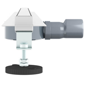 Scolascale per doccia a 360° con modello slim Argento 90 cm 42015989