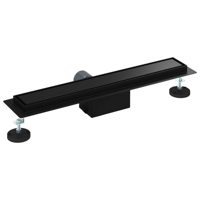 Drenaggio doccia 2 in 1 Nero 60 cm Acciaio Inox 304 42015944