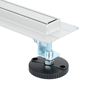 Scolascale per doccia a 360° con modello slim Argento 80 cm 42015988