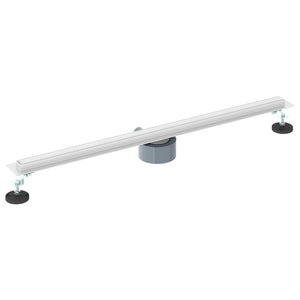 Scolascale per doccia a 360° con modello slim Argento 80 cm 42015988