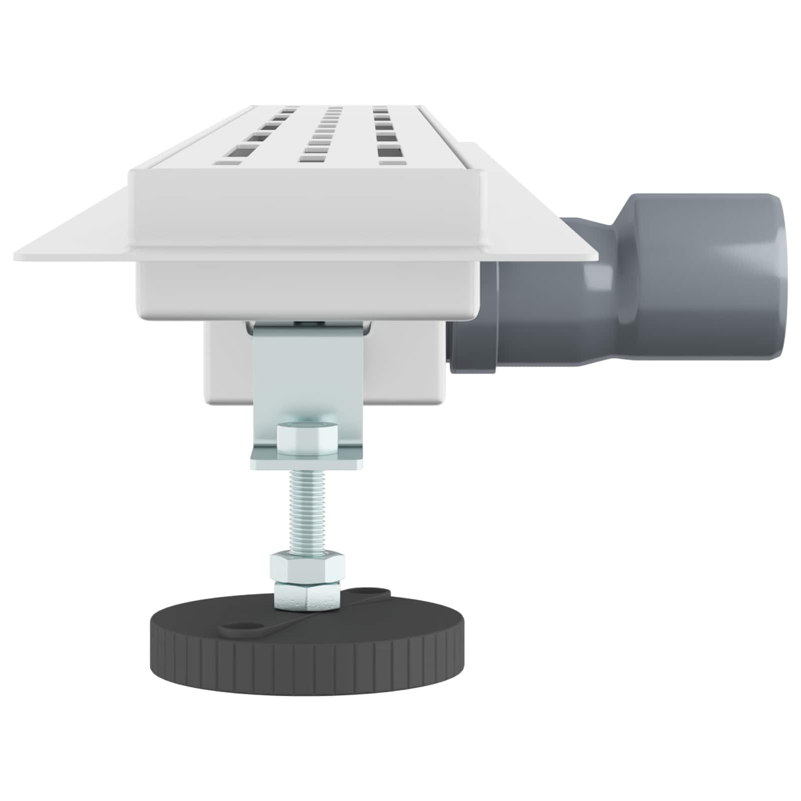 Drenaggio doccia con copertura in vetro Argento 70 cm 42015957