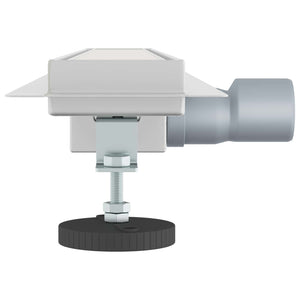 Drenaggio doccia con copertura in vetro Argento 70 cm 42015939