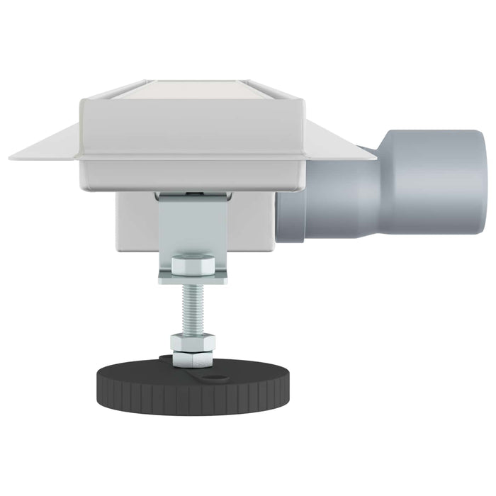 Drenaggio doccia con copertura in vetro Argento 70 cm 42015939