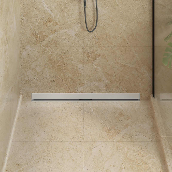 Scarico Doccia da Parete Argento 90 cm Acciaio Inox 304 42015995