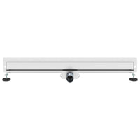 Scarico Doccia da Parete Argento 90 cm Acciaio Inox 304 42015995