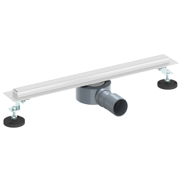 Scolascale per doccia a 360° con modello slim Argento 50 cm 42015985