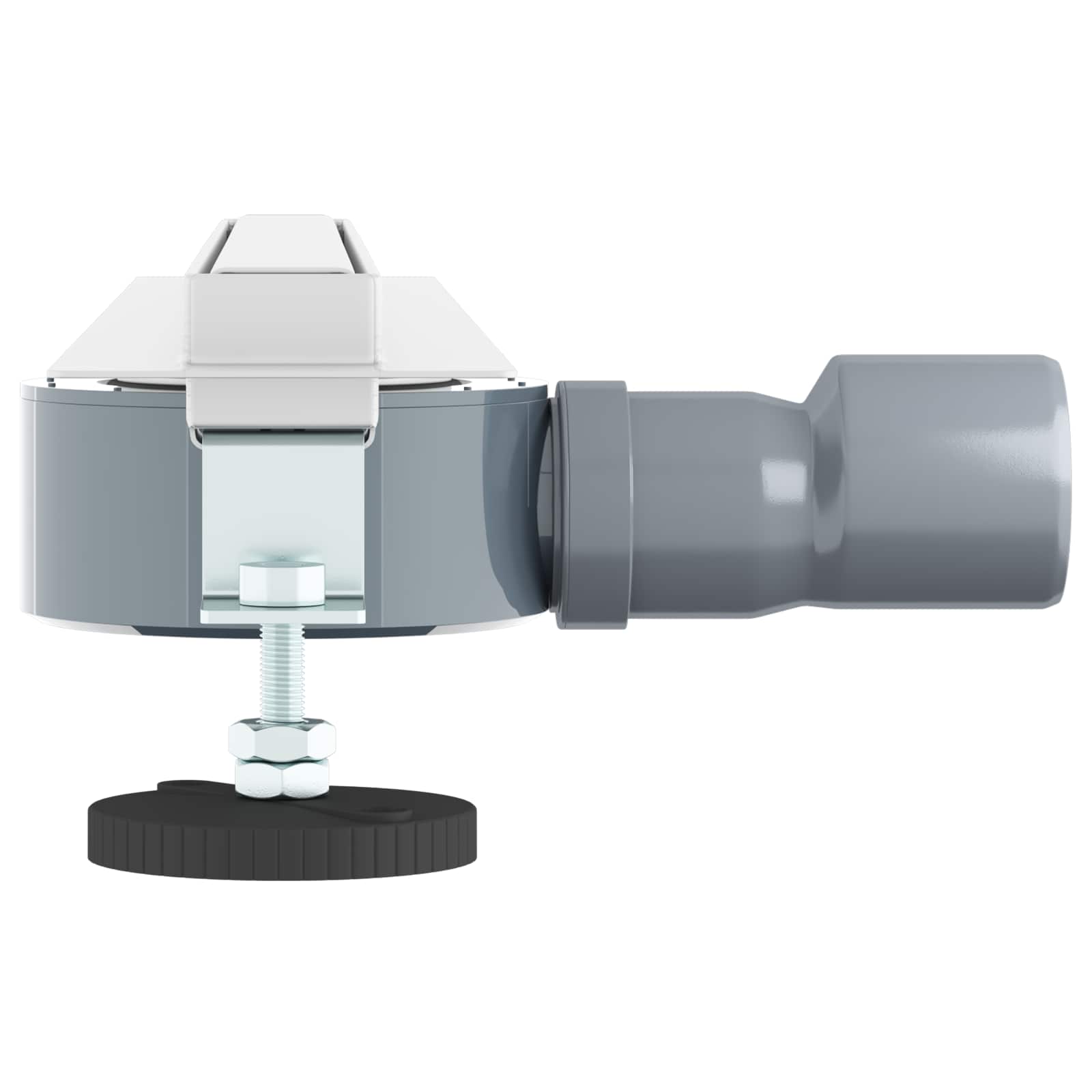 Scolascale per doccia a 360° con modello slim Argento 50 cm 42015985