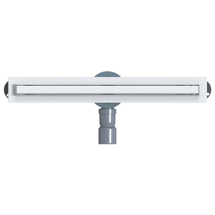 Scolascale per doccia a 360° con modello slim Argento 50 cm 42015985