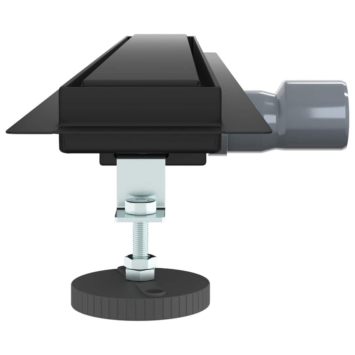 Drenaggio doccia 2 in 1 Nero 70 cm Acciaio Inox 304 42015945