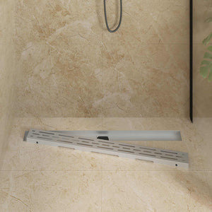 Scarico doccia a 362 gradi con design linea Argento 90 cm 42015983