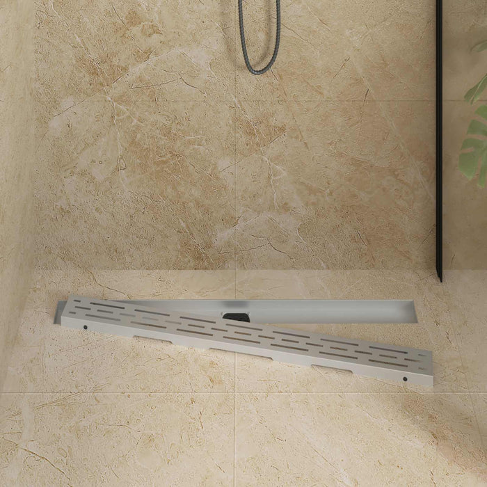 Scarico doccia a 362 gradi con design linea Argento 90 cm 42015983