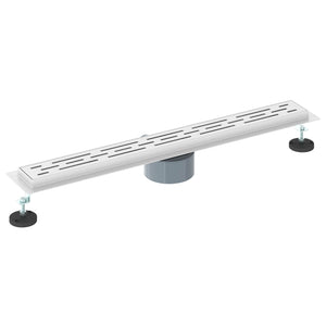 Scarico doccia a 362 gradi con design linea Argento 70 cm 42015981