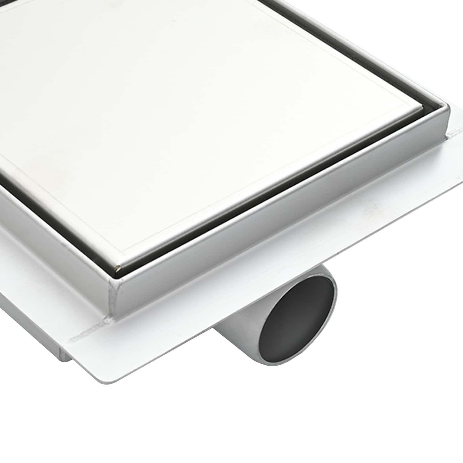 Scarico doccia 2 in 1 Argento 15 x 15 cm Acciaio Inox 304 42015932