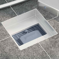 Scarico doccia 2 in 1 Argento 15 x 15 cm Acciaio Inox 304 42015932