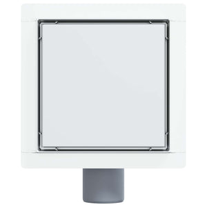 Scarico doccia 2 in 1 Argento 15 x 15 cm Acciaio Inox 304 42015932