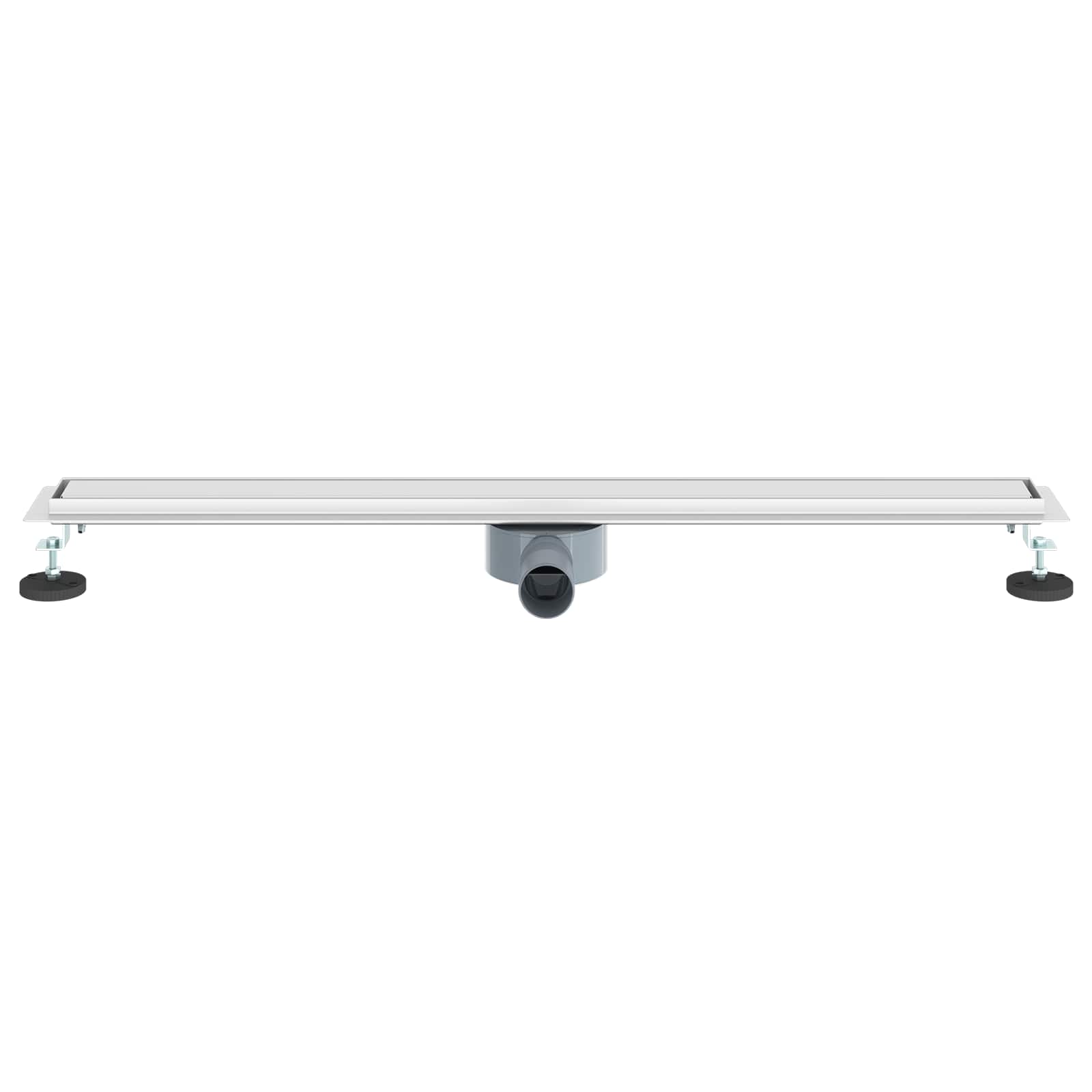 Scarico doccia 2-in-1 con sifone a 360° Argento 90 cm 42015965