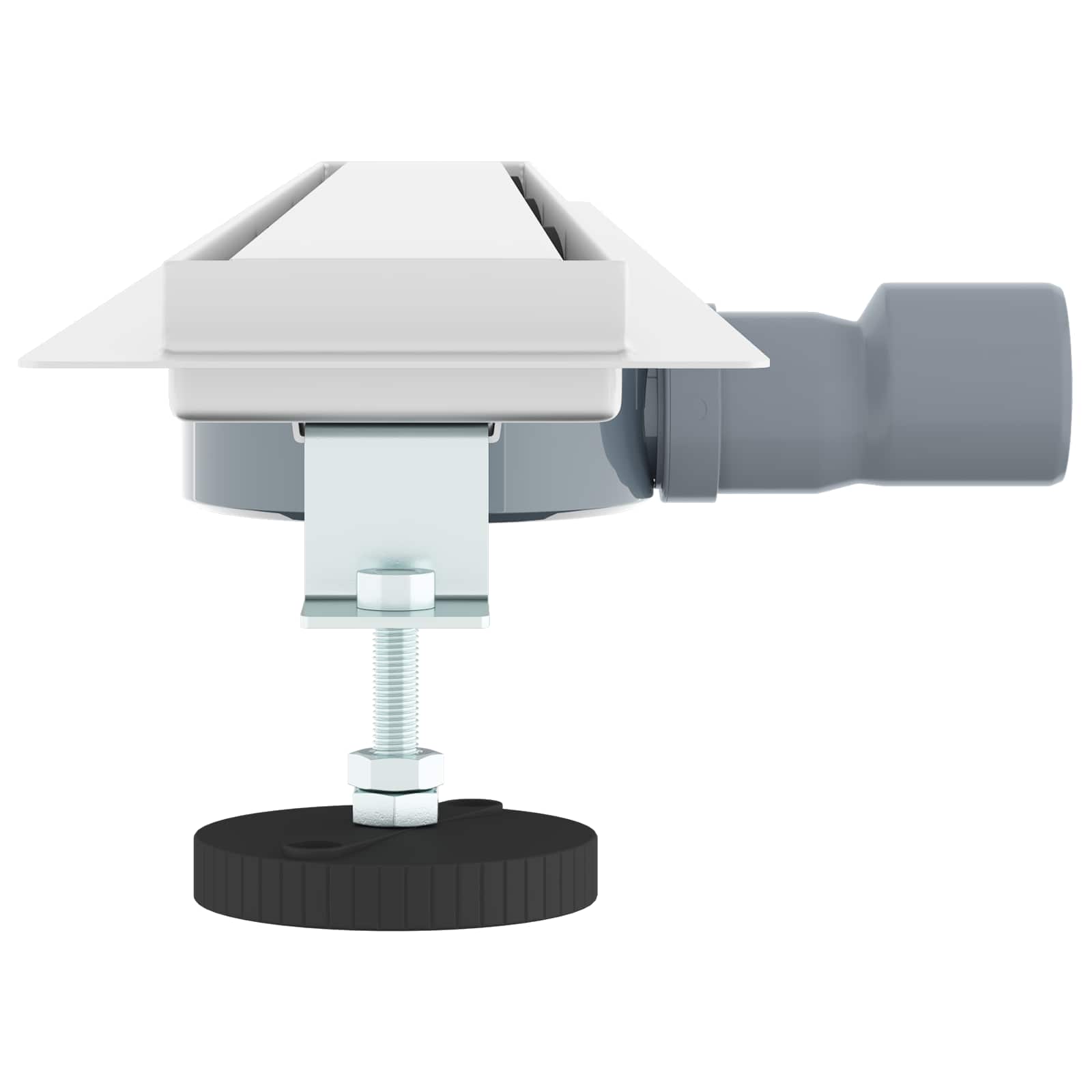 Scarico doccia 2-in-1 con sifone a 360° Argento 90 cm 42015965