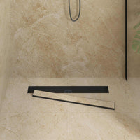 Scarico doccia 2-in-1 con sifone a 360° Nero 70 cm 42015969