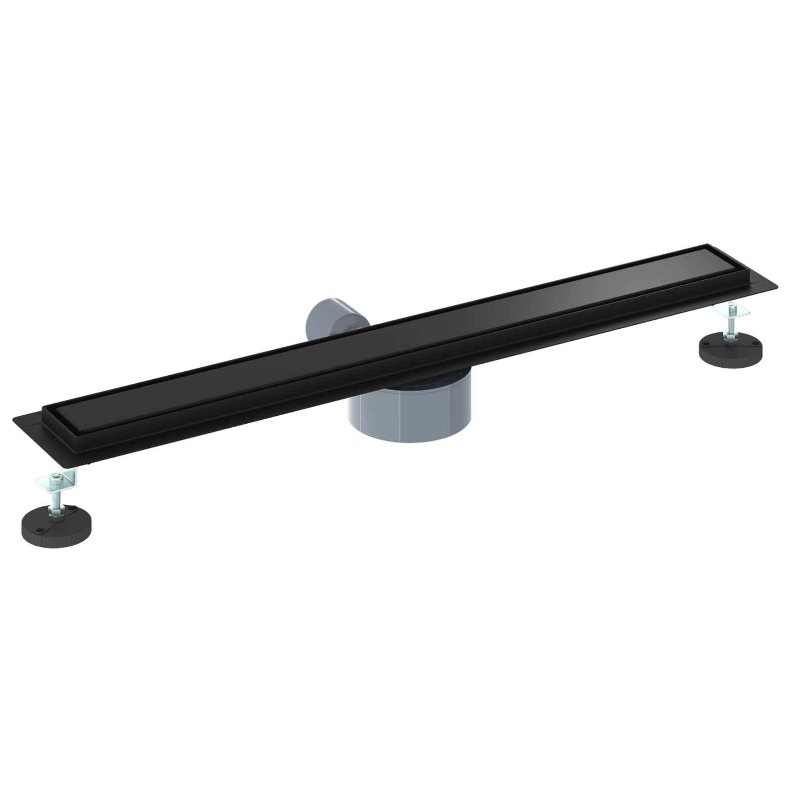 Scarico doccia 2-in-1 con sifone a 360° Nero 70 cm 42015969