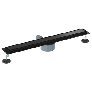 Scarico doccia 2-in-1 con sifone a 360° Nero 70 cm 42015969