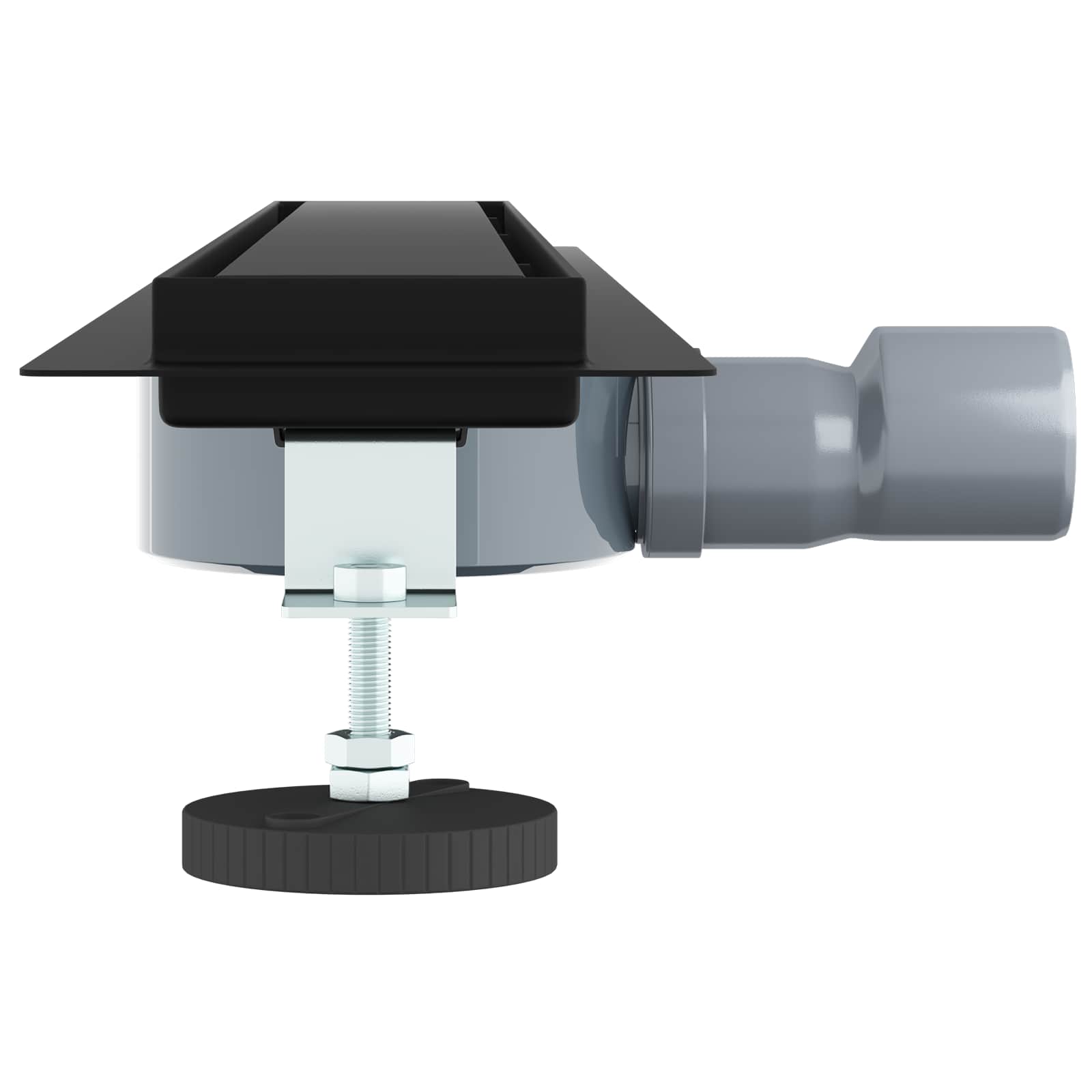 Scarico doccia 2-in-1 con sifone a 360° Nero 70 cm 42015969